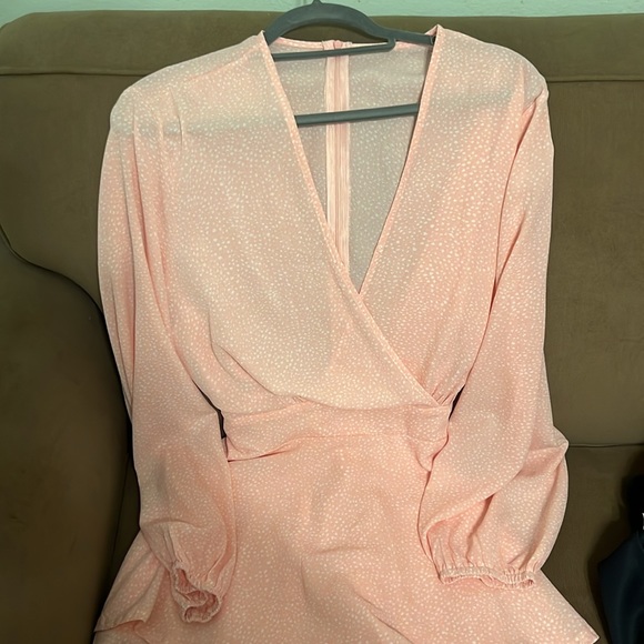 Pink Flowy Romper - Picture 4 of 4